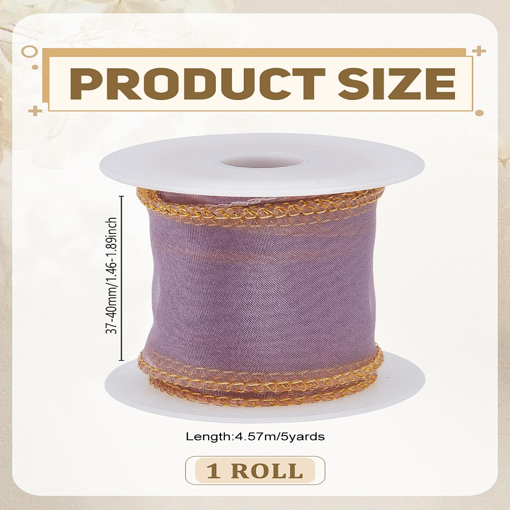 5 Yards Polyester Organza Ribb – Organza Ribbon Spool Bewertung und Preis
