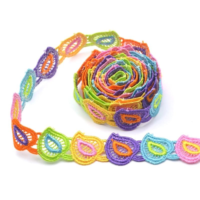 R1WE 15 Yards 2.5cm Colorful H – Lace Ribbon Trim Bewertung und Preis