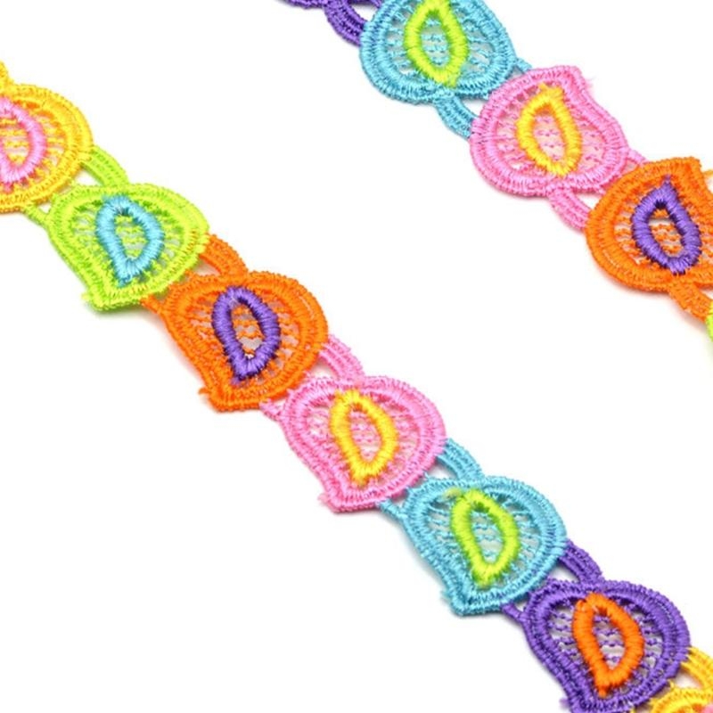 R1WE 15 Yards 2.5cm Colorful H – Lace Ribbon Trim Bewertung und Preis