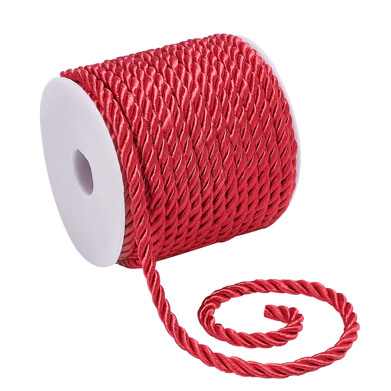19.6 Yard Red Silk Rope 3-Ply  – Cord Trim Twisted Bewertung und Preis