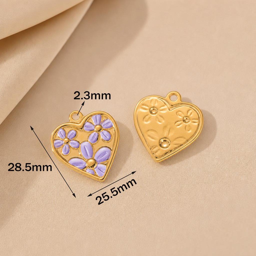 2pcs Stainless Steel Enamel He – Embellishment Crafts Bewertung und Preis