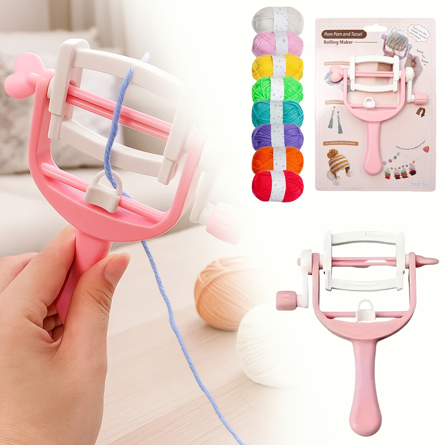Hand-cranked Winding Coil Fur  – Pom Pom Maker Tool Bewertung und Preis