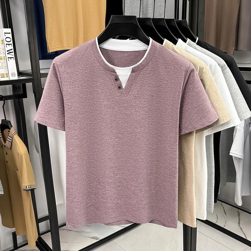 Men's Minimalist Henley Neck T – Embellish Knit Bewertung und Preis