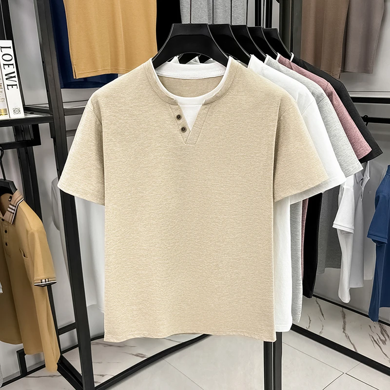 Men's Minimalist Henley Neck T – Embellish Knit Bewertung und Preis