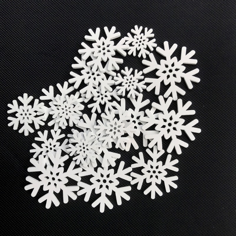 50pcs 20mm 25mm 30mm 35mm Mix  – Christmas Craft Embellishment Bewertung und Preis
