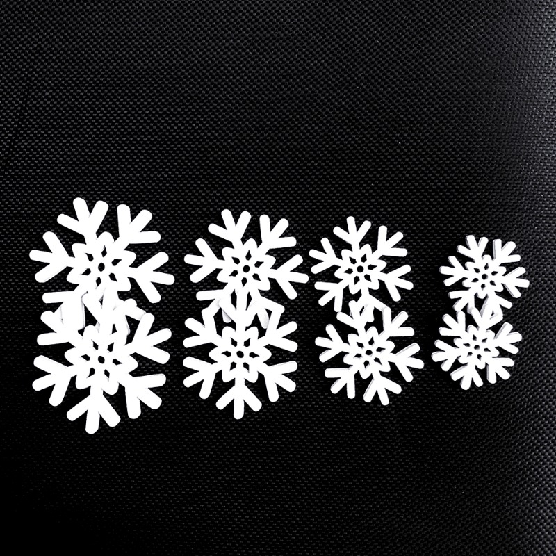 50pcs 20mm 25mm 30mm 35mm Mix  – Christmas Craft Embellishment Bewertung und Preis