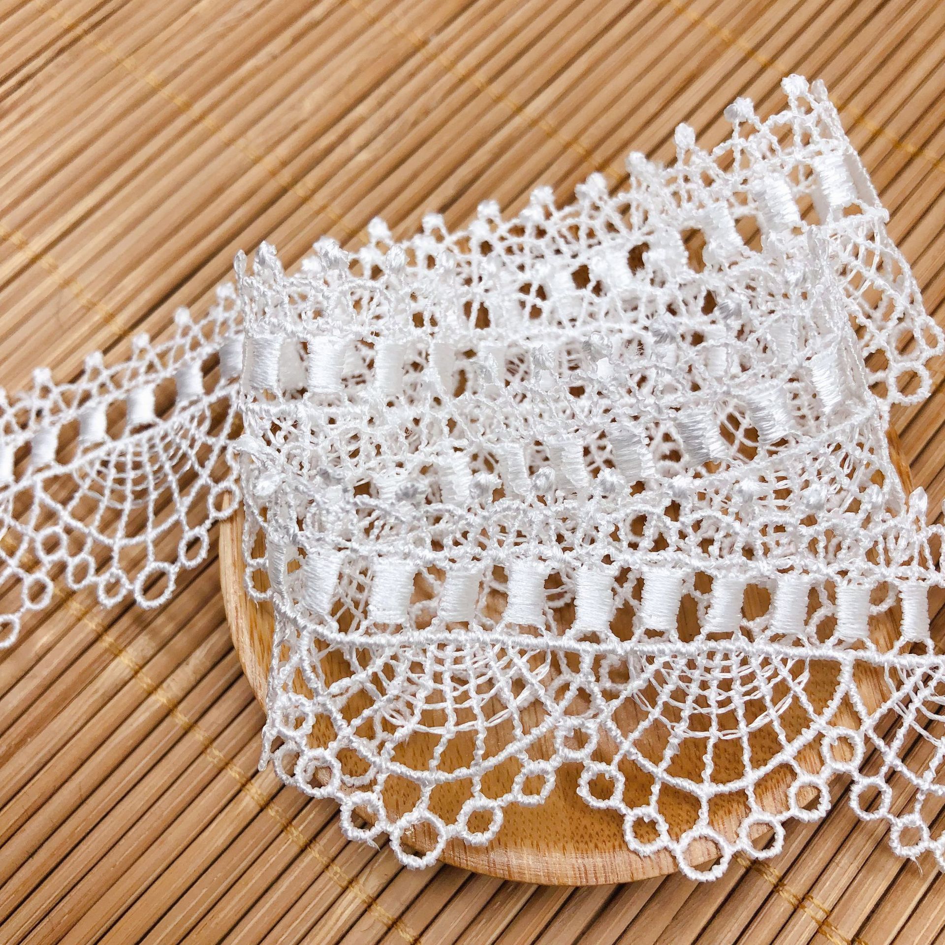 Hollow Embroidery Clavicle Cha – Lace Ribbon Trim Bewertung und Preis