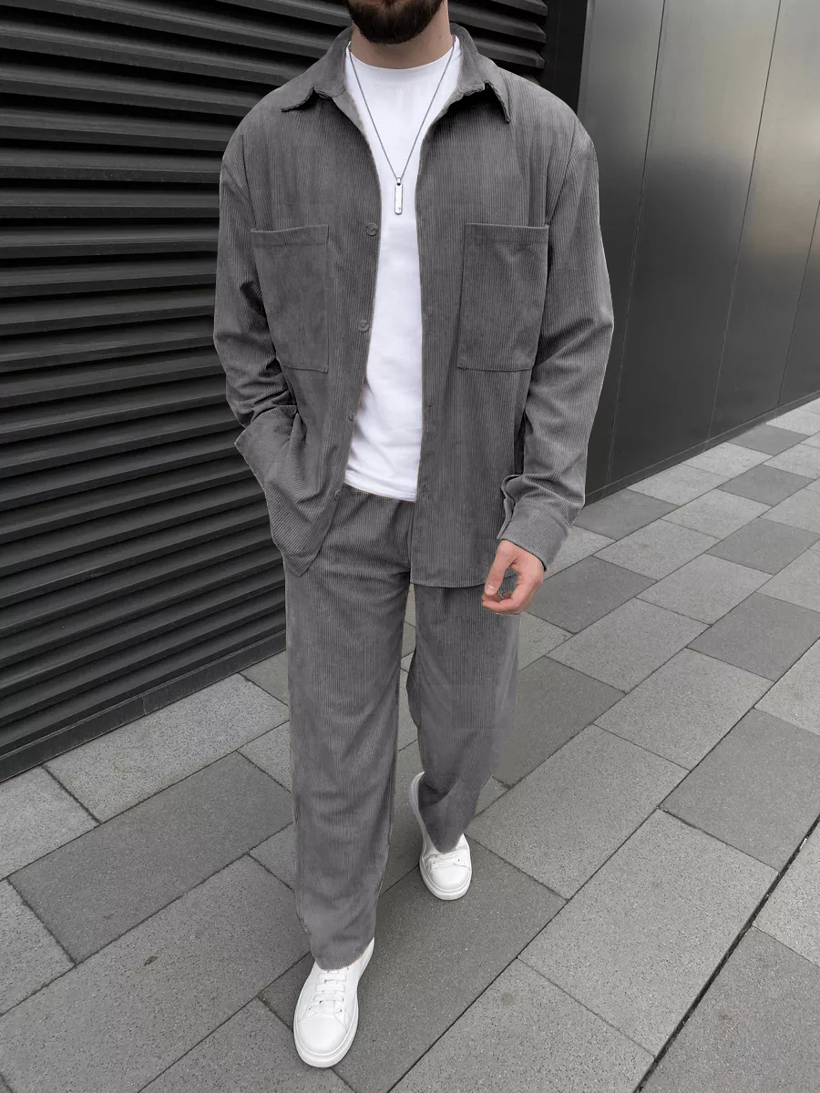 Men's corduroy two-piece outfi – Embellish Knit Bewertung und Preis