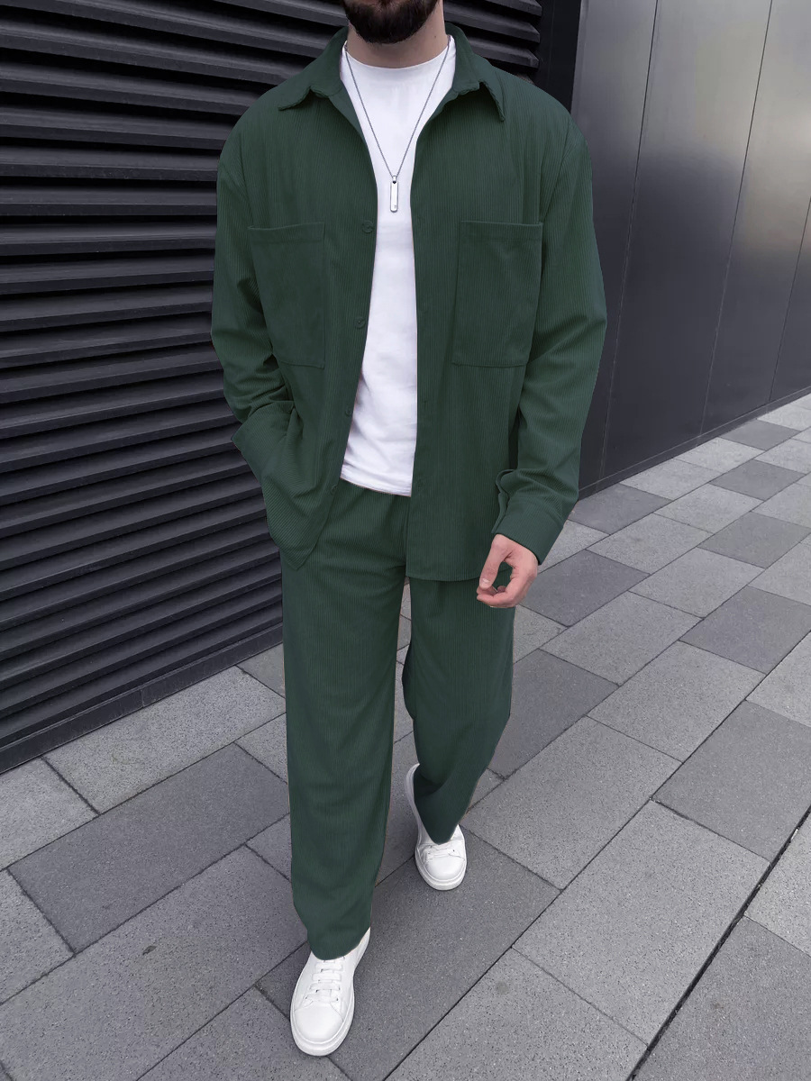 Men's corduroy two-piece outfi – Embellish Knit Bewertung und Preis