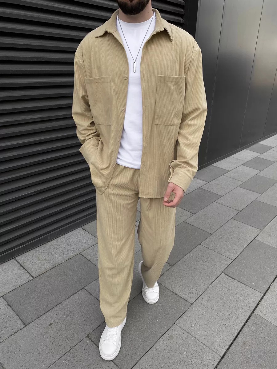 Men's corduroy two-piece outfi – Embellish Knit Bewertung und Preis