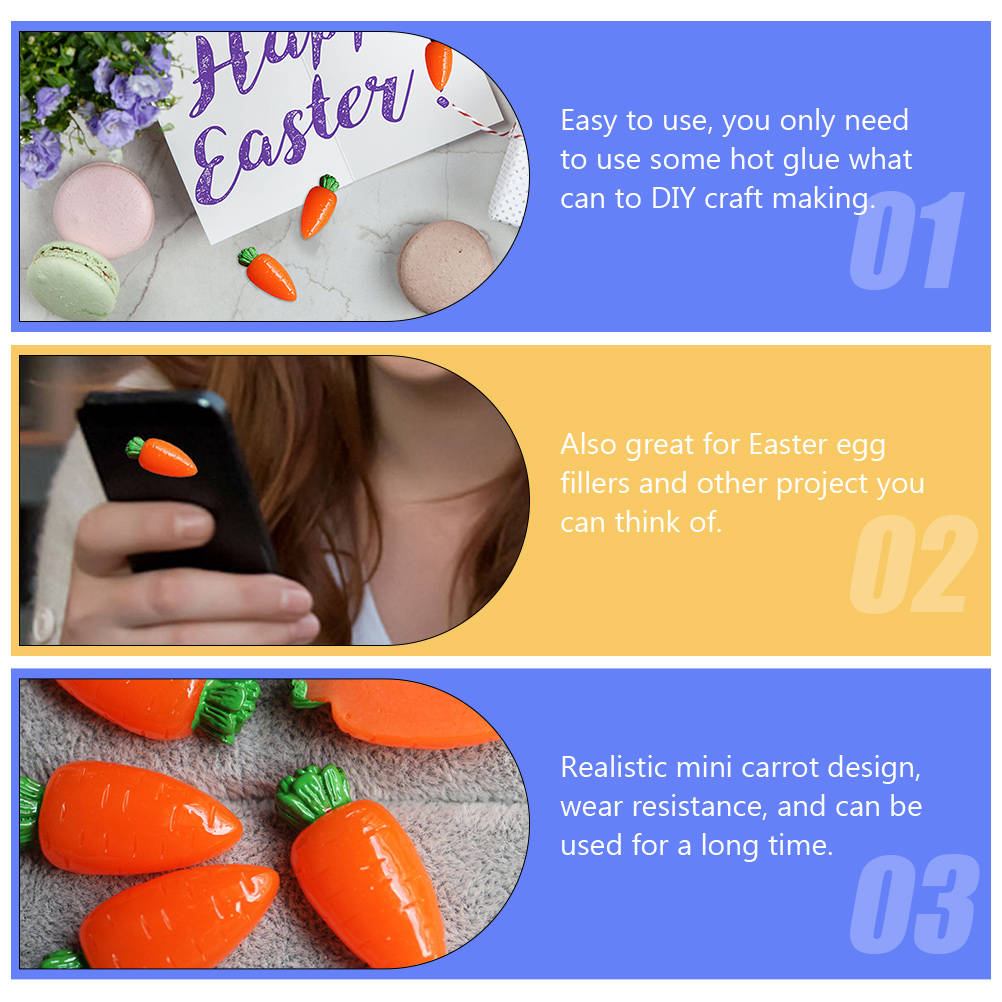  20 Pcs Simulated Carrot Acces – Embellishments For Scrapbooking Bewertung und Preis