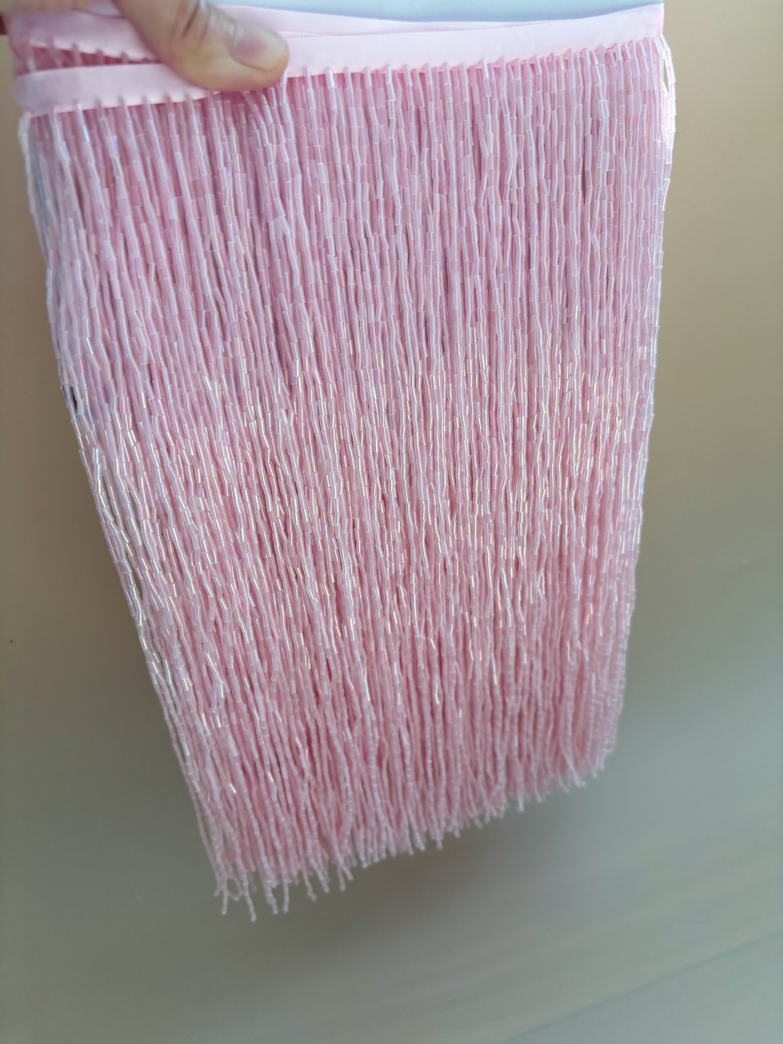 1 Yard 30cm Wide Heavy Bead Fr – Beaded Trim Fringe Bewertung und Preis