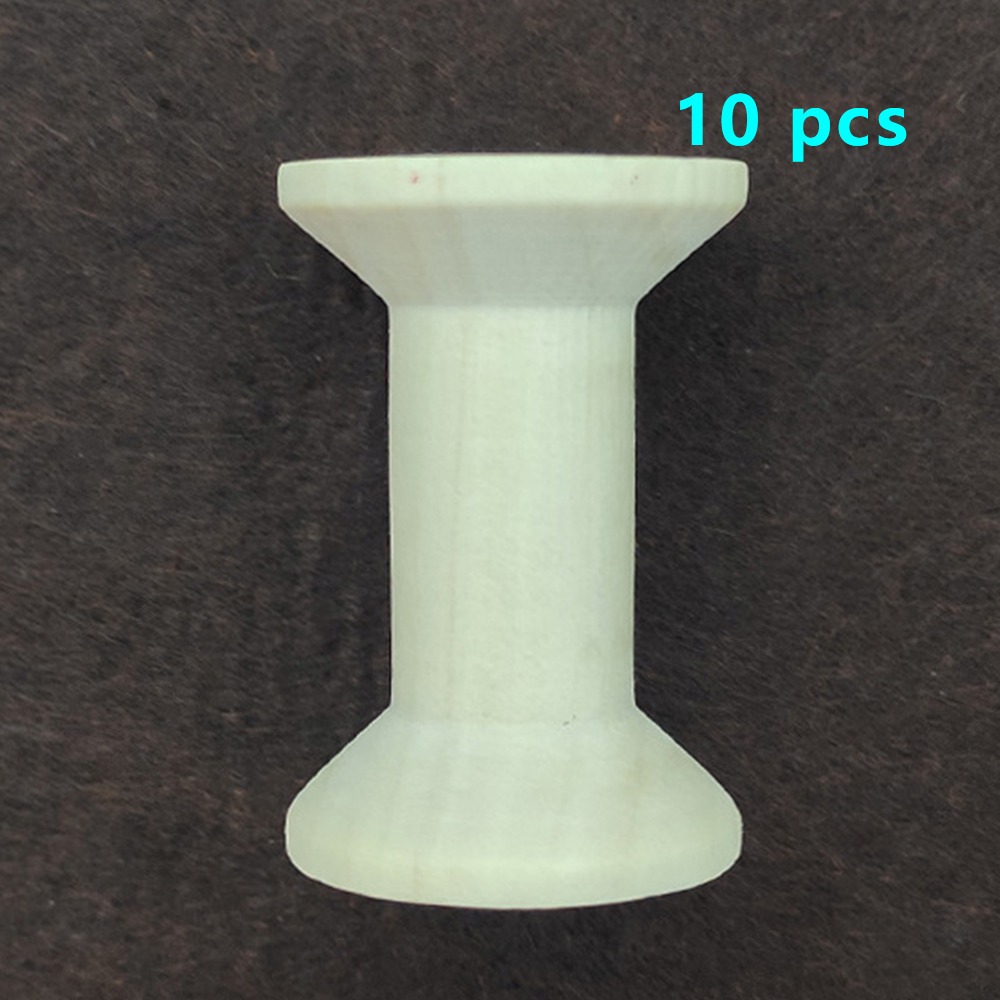 5/10PCS Wooden Bobbins Spools  – Organza Ribbon Spool Bewertung und Preis
