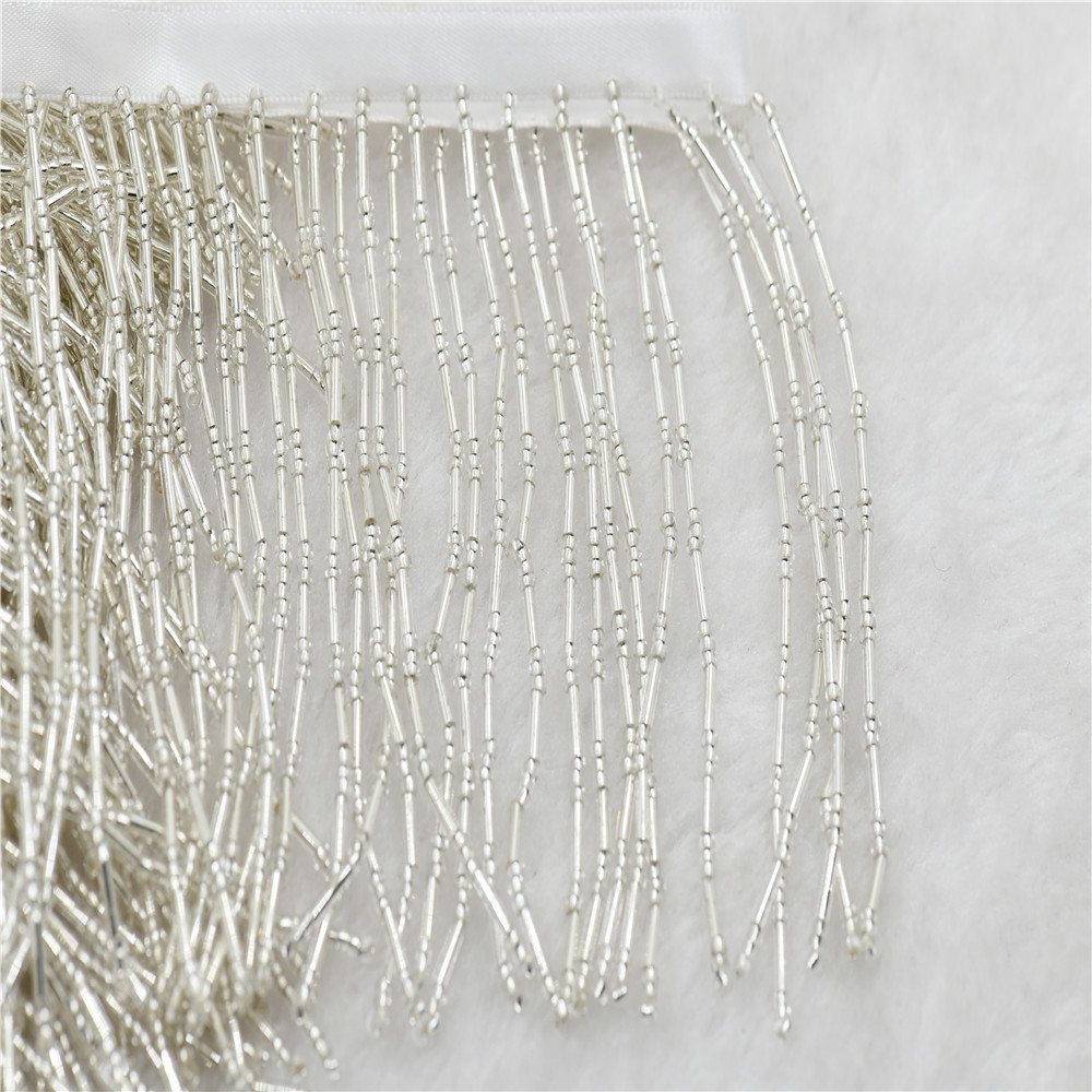 1yard 10cm wide glass Beaded F – Beaded Trim Fringe Bewertung und Preis