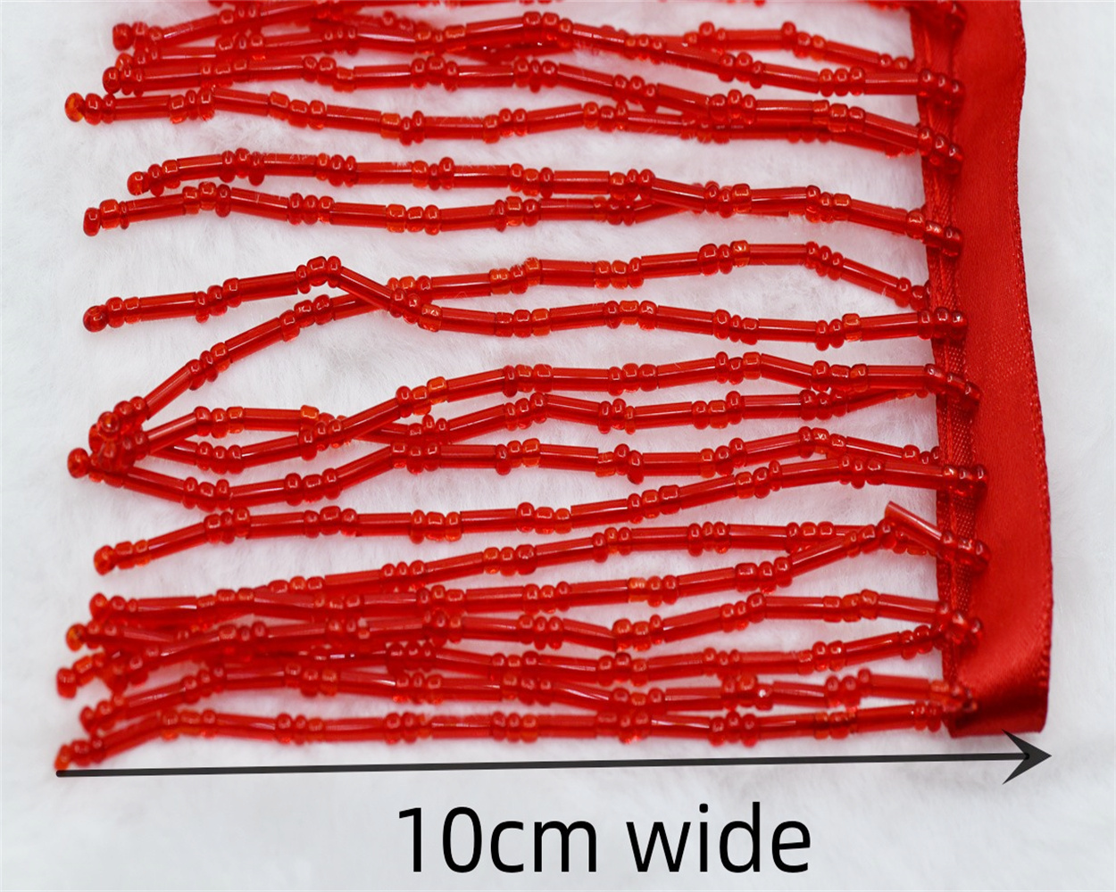 1yard 10cm wide glass Beaded F – Beaded Trim Fringe Bewertung und Preis