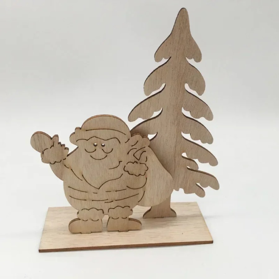 Wooden Ornaments Craft Predril – Christmas Craft Embellishment Bewertung und Preis