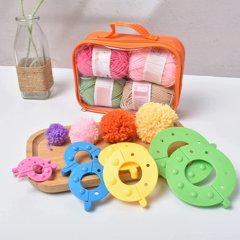 8PCS 4Sizes Fluff Ball Weaver  – Pom Pom Maker Tool Bewertung und Preis