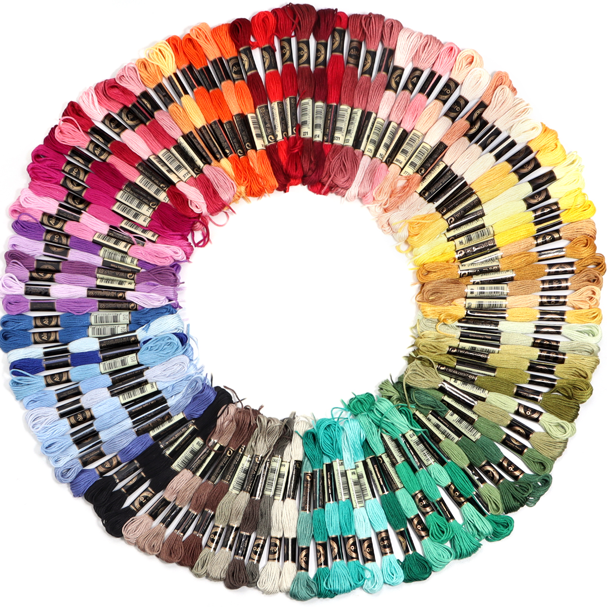 6Pcs/Lot Multicolor Polyester  – Embroidery Embellishments Bewertung und Preis