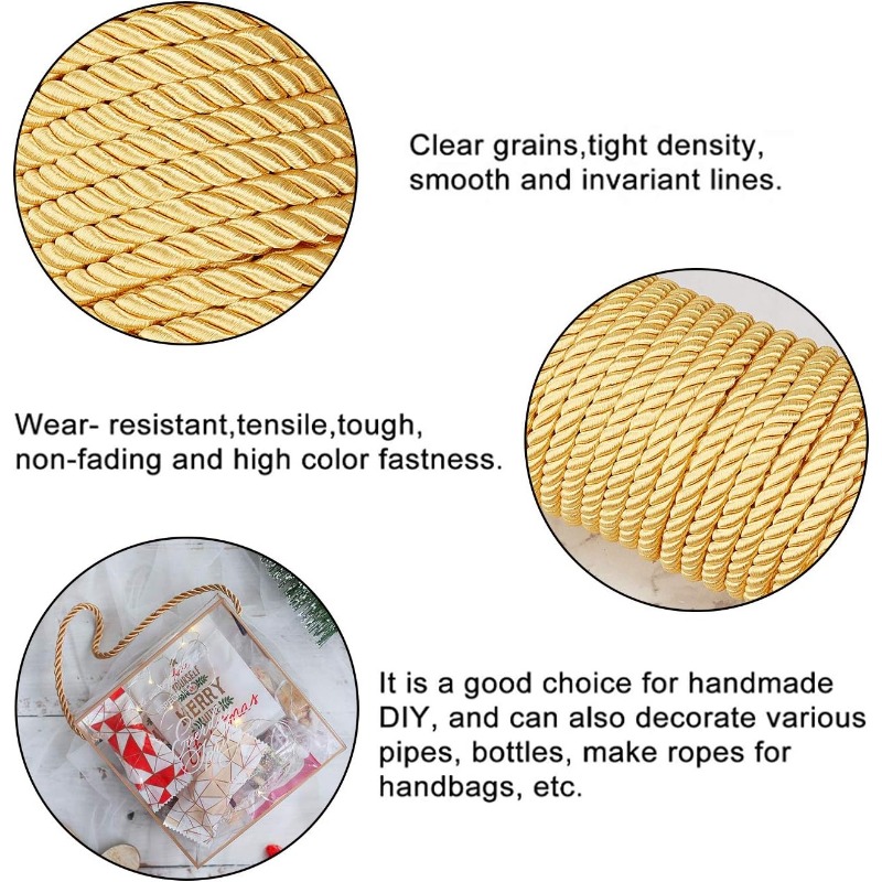 1Roll 8mm 20 Yards Twisted Cor – Cord Trim Twisted Bewertung und Preis