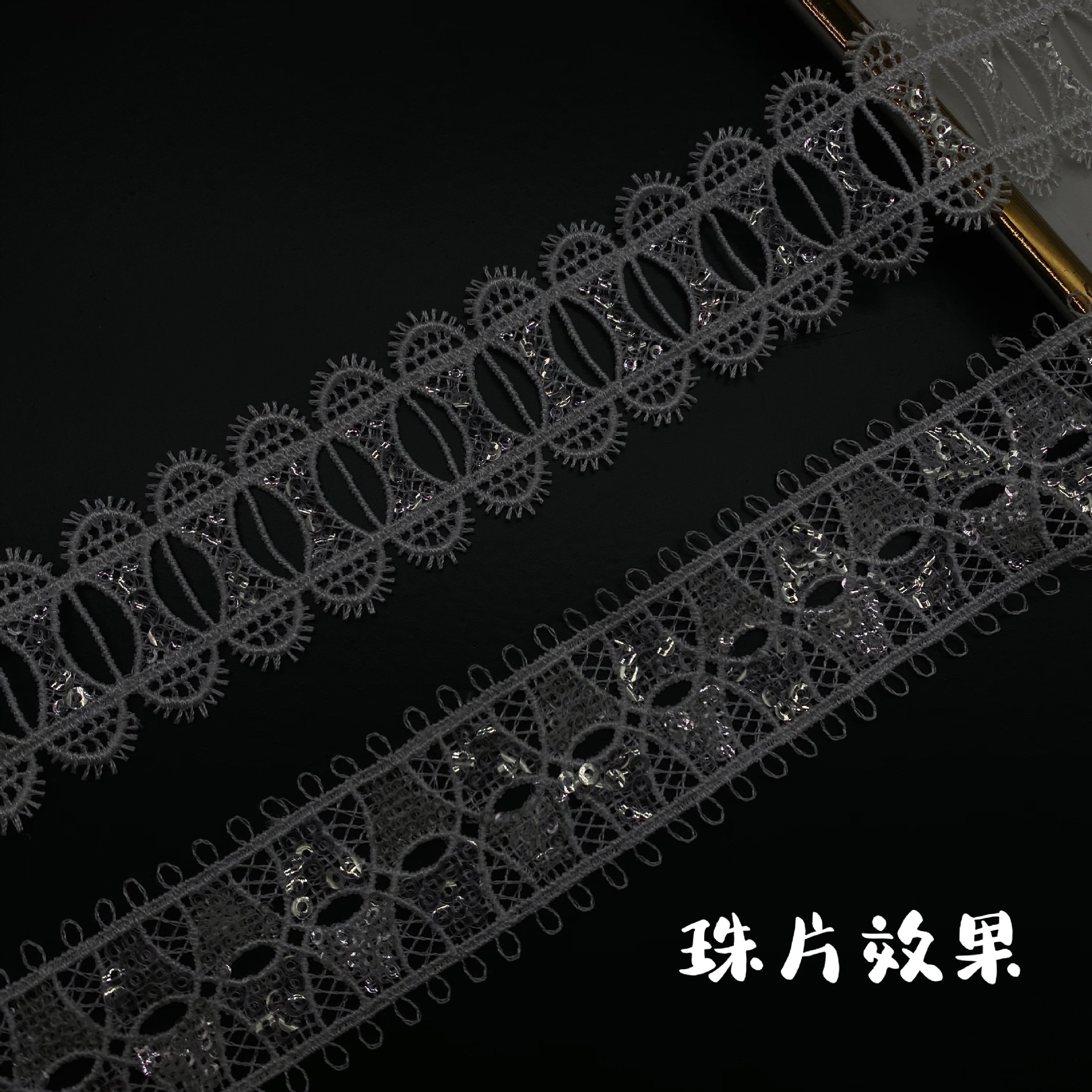 Hollow Wearable Sequins Ribbon – Lace Ribbon Trim Bewertung und Preis