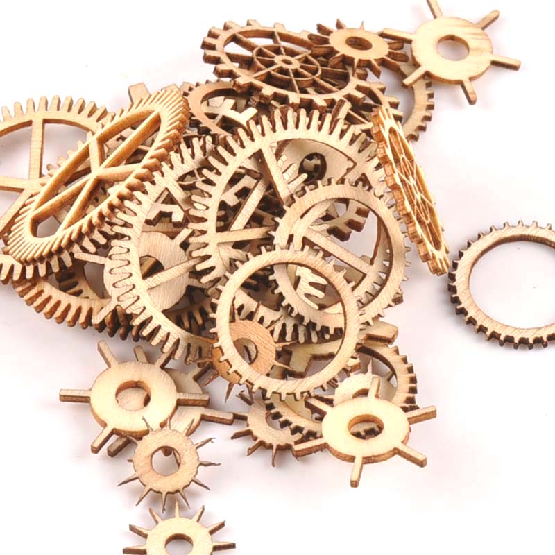 20-40mm 36pcs Unfinished Wood  – Embellishments For Scrapbooking Bewertung und Preis