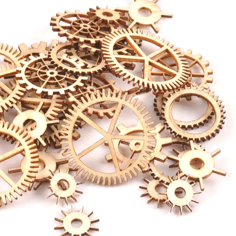 20-40mm 36pcs Unfinished Wood  – Embellishments For Scrapbooking Bewertung und Preis