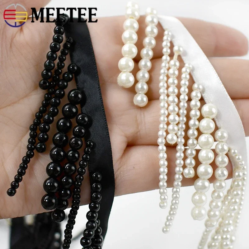 1/2Yards Pearl Beaded Tassel F – Beaded Trim Fringe Bewertung und Preis
