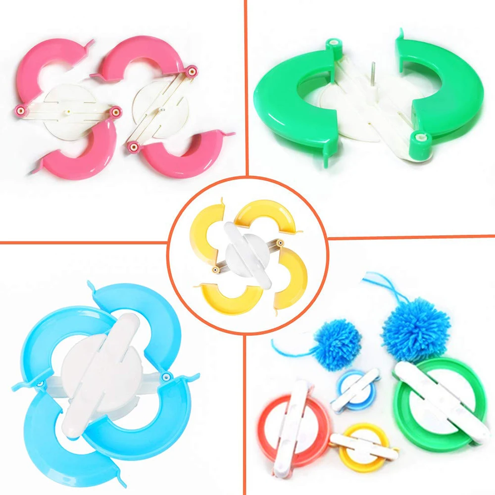 4-Size Pom Pom Maker Kit with  – Pom Pom Maker Tool Bewertung und Preis