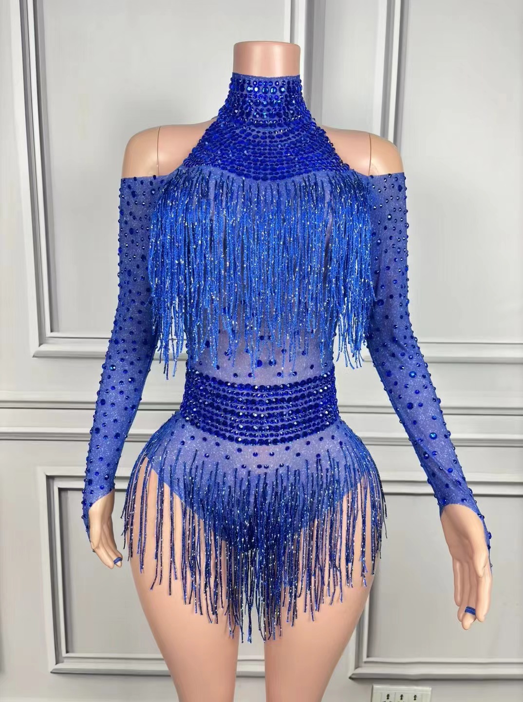 Singer Dancer Costume Sparkly  – Rhinestone Banding Trim Bewertung und Preis