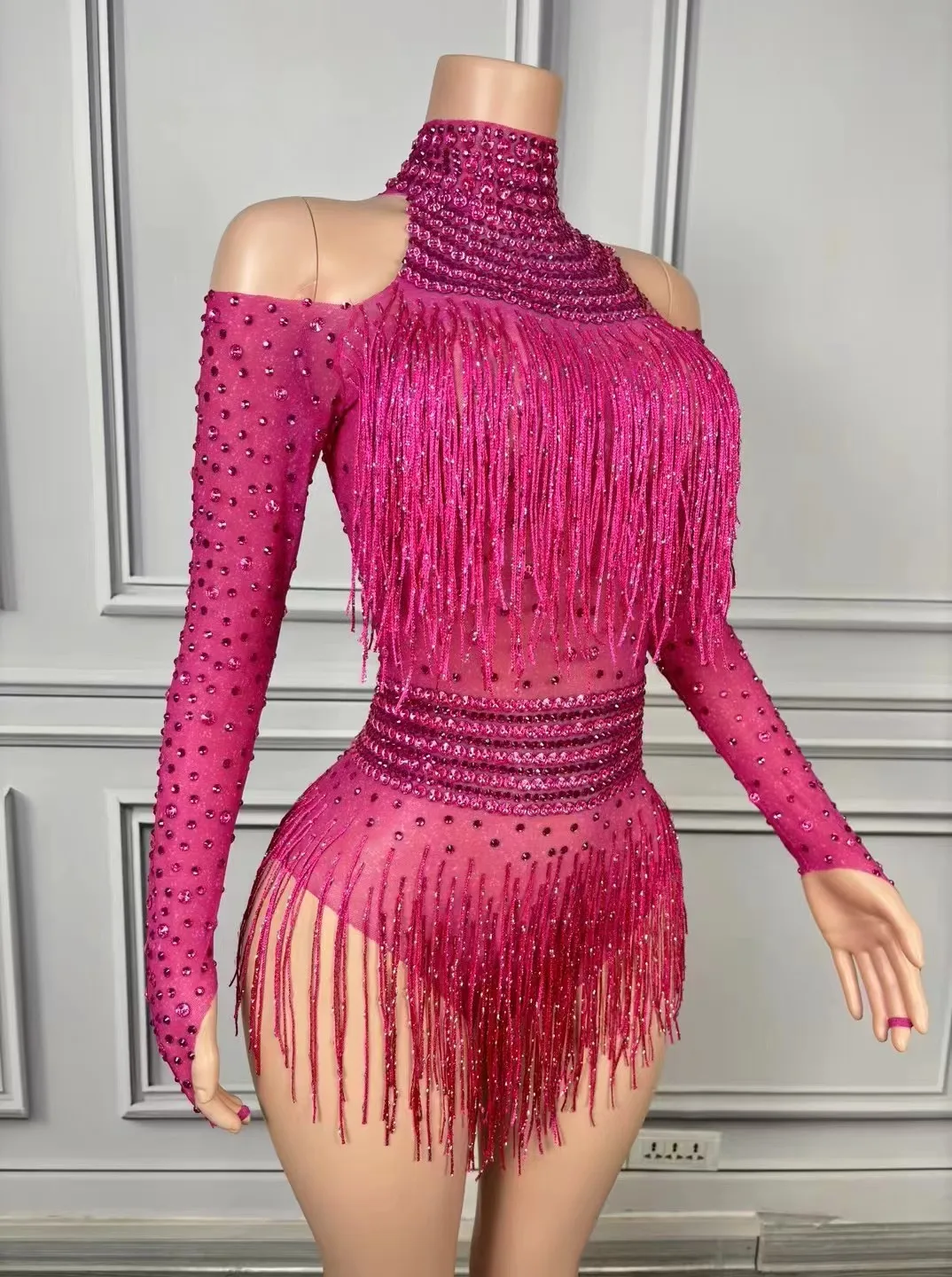 Singer Dancer Costume Sparkly  – Rhinestone Banding Trim Bewertung und Preis