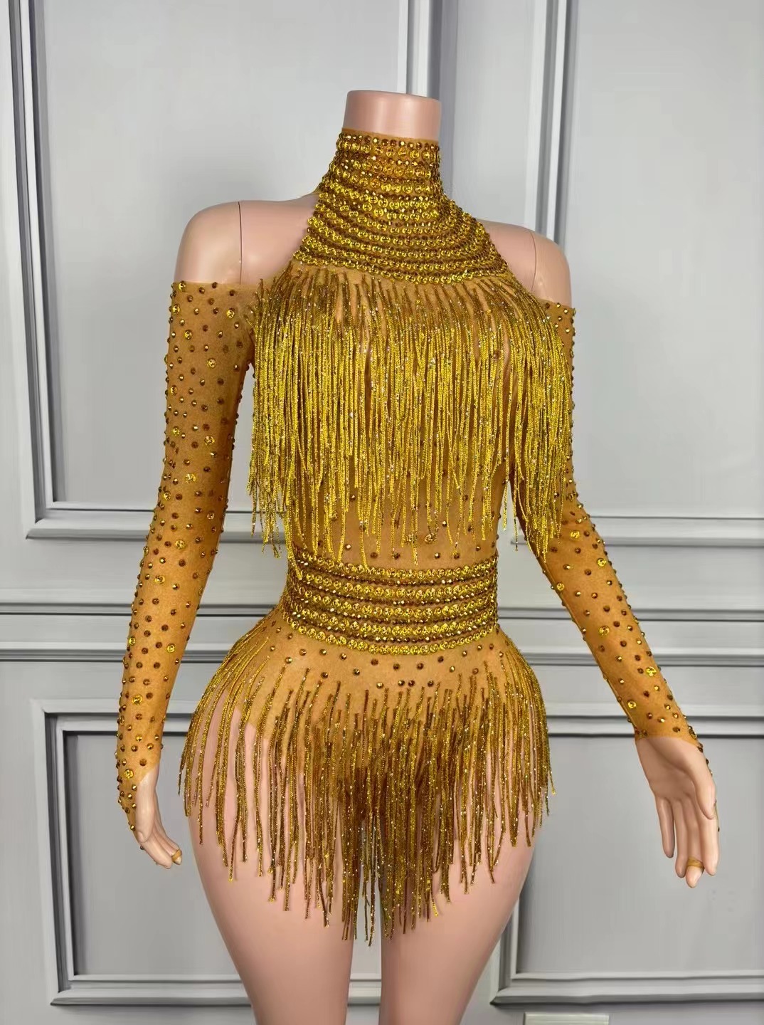 Singer Dancer Costume Sparkly  – Rhinestone Banding Trim Bewertung und Preis