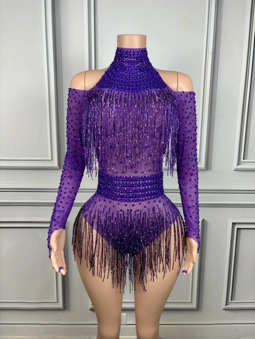 Singer Dancer Costume Sparkly  – Rhinestone Banding Trim Bewertung und Preis