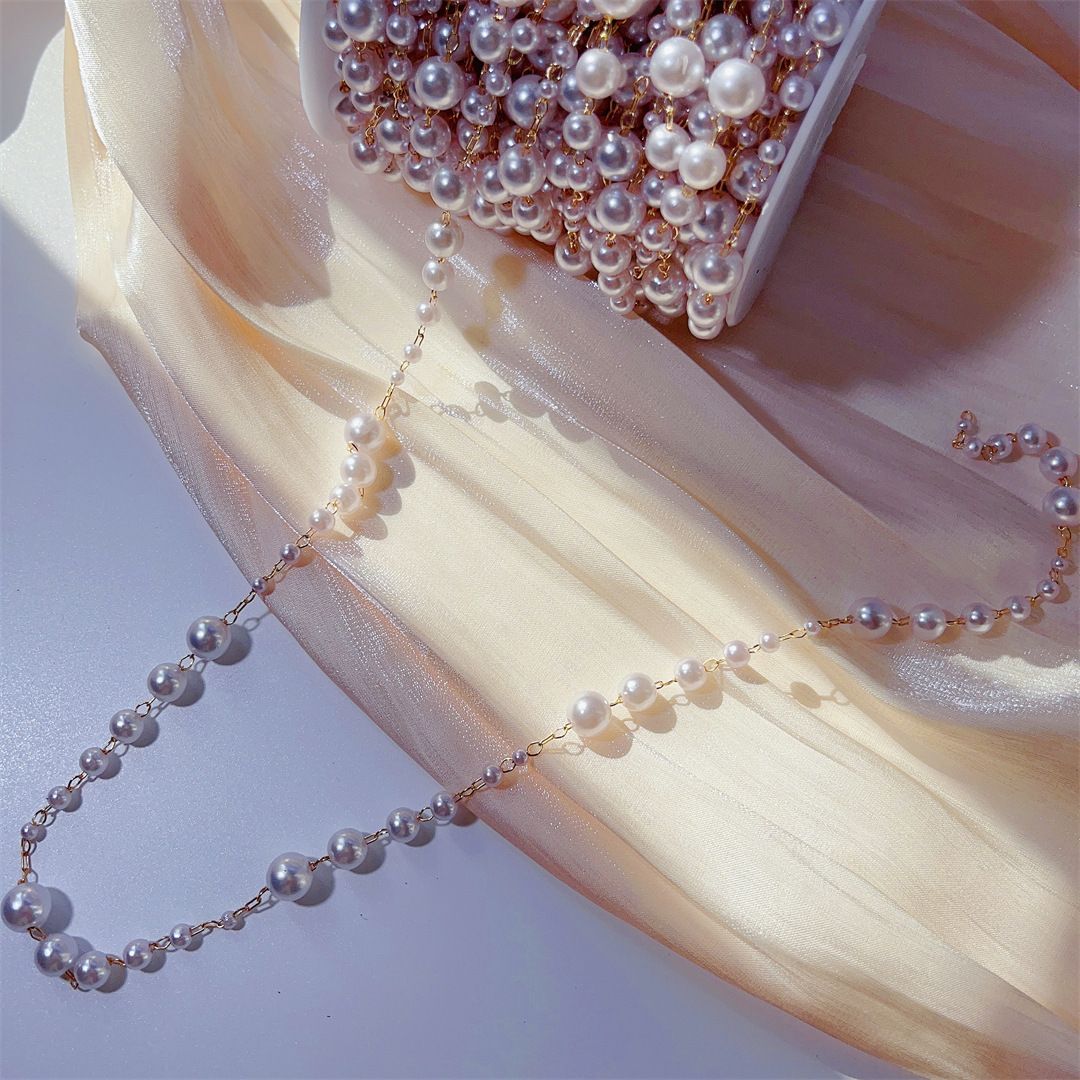 3-8mm Pearl Copper Chain, Anci – Beaded Trim Fringe Bewertung und Preis