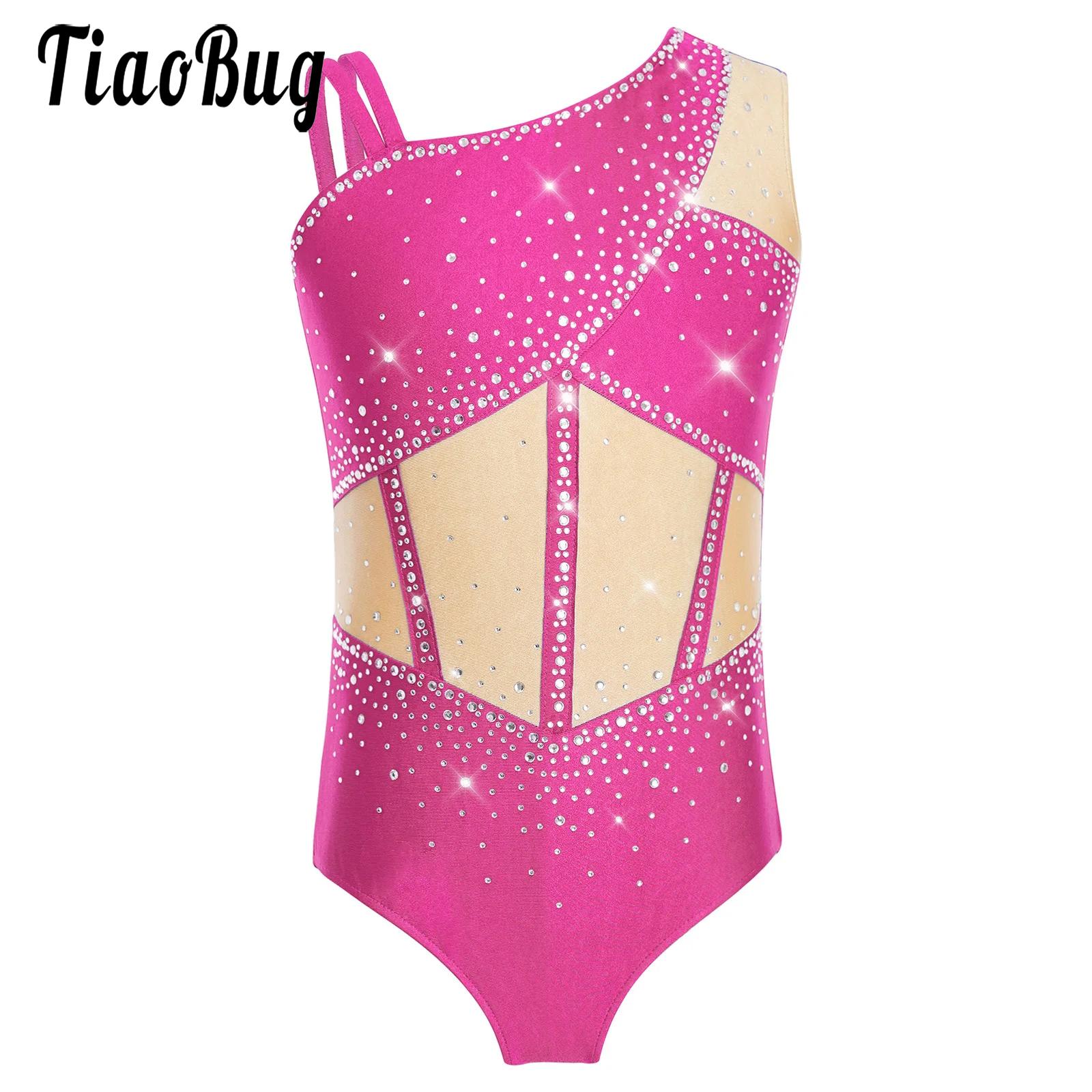 Kid Girls Figure Skating Balle – Rhinestone Banding Trim Bewertung und Preis