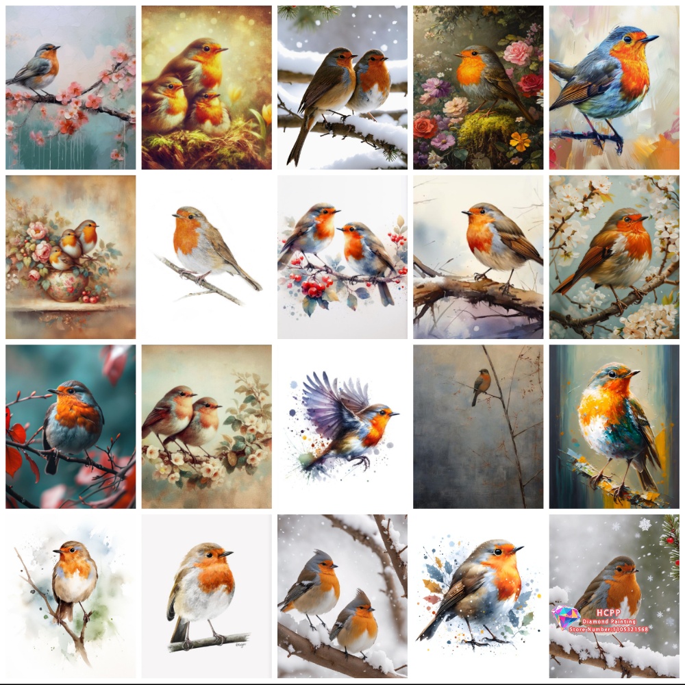 unframe Robin Bird Cute Robin  – Embroidery Embellishments Bewertung und Preis