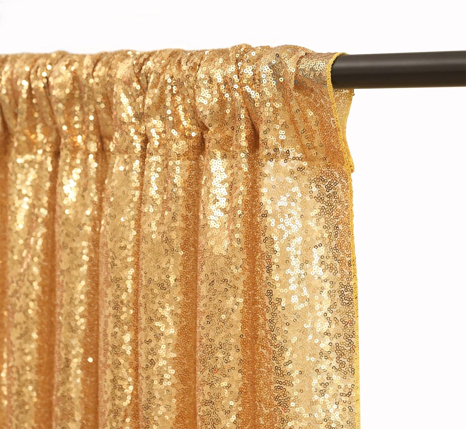 2×8FT-4PCS Gold Sequin Backdro – Sequin Fabric Panel Bewertung und Preis