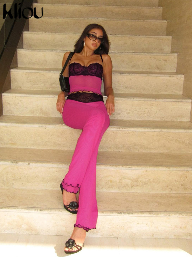 kliou Thin Sheer Women 2 Piece – Elastic Lace Trim Bewertung und Preis