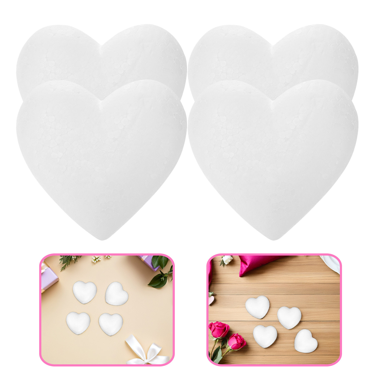 20Pcs Blank Heart Foam Balls L – Embellish Craft Bewertung und Preis