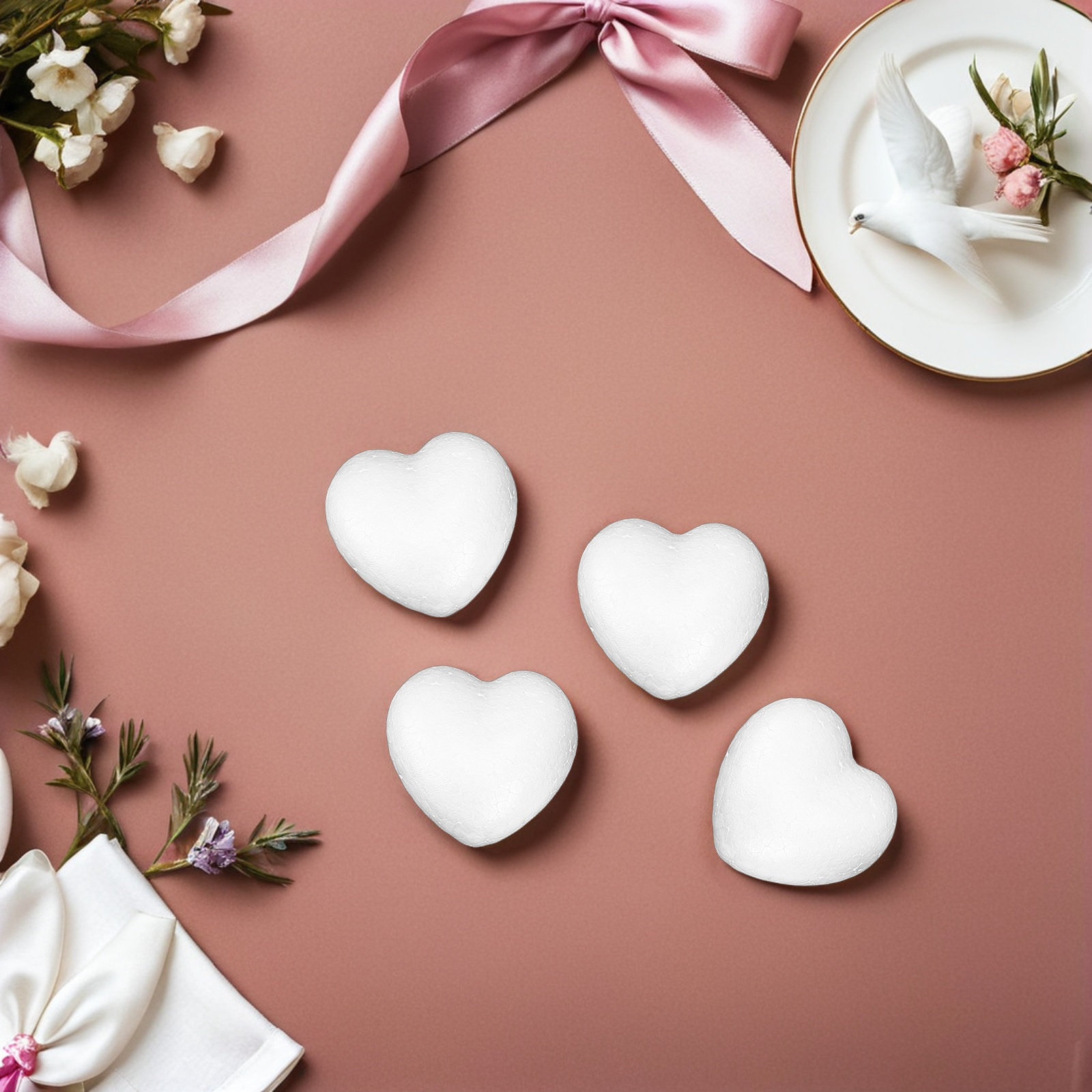 20Pcs Blank Heart Foam Balls L – Embellish Craft Bewertung und Preis
