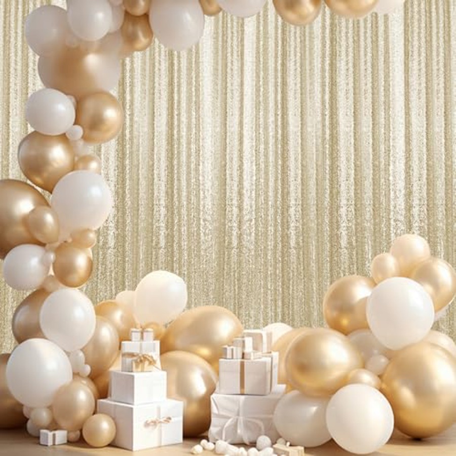 Photography backdrop curtains  – Sequin Fabric Panel Bewertung und Preis