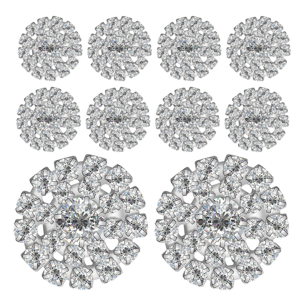10Pcs Round Rhinestone Buttons – Embellish Craft Bewertung und Preis