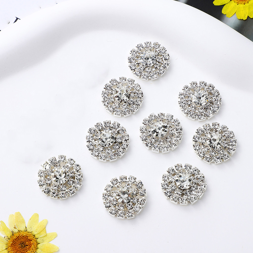 10Pcs Round Rhinestone Buttons – Embellish Craft Bewertung und Preis