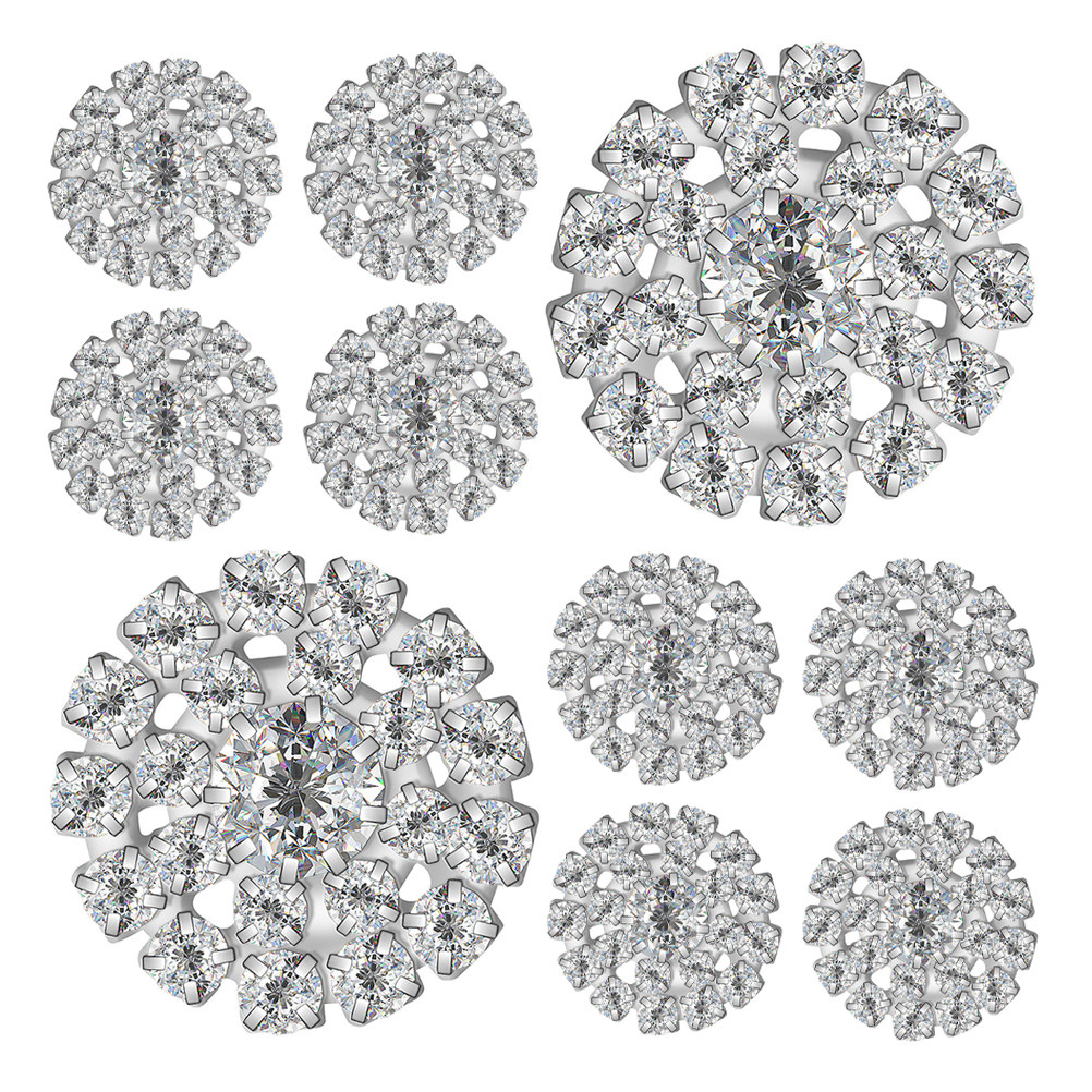 10Pcs Round Rhinestone Buttons – Embellish Craft Bewertung und Preis