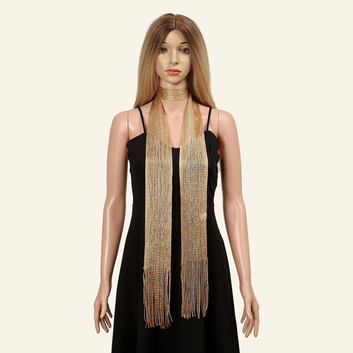 New Fashion Gold Silver Shiny  – Tassel Fringe Trim Bewertung und Preis