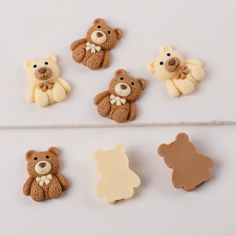 10/30/50pcs Resin Teddy Bear C – Embellishments For Scrapbooking Bewertung und Preis