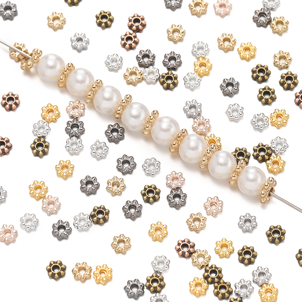 200pcs/lot 4/6mm Daisy Snowfla – Embellishment Crafts Bewertung und Preis