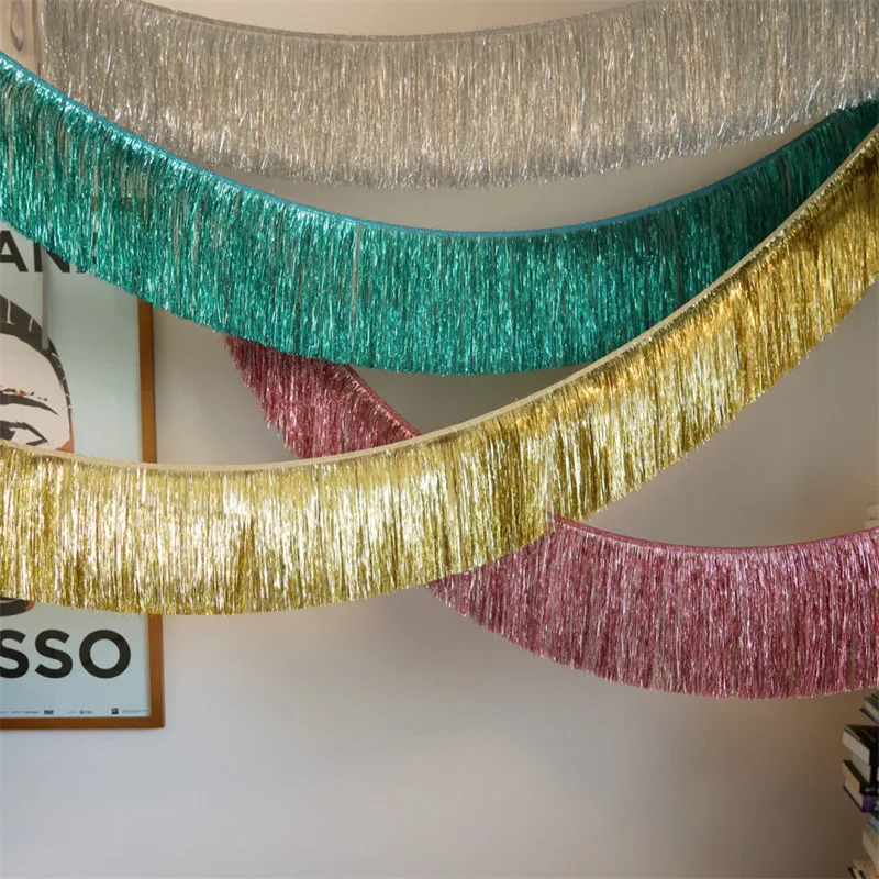 Shiny Tinsel Tassels Fringes B – Tassel Fringe Trim Bewertung und Preis
