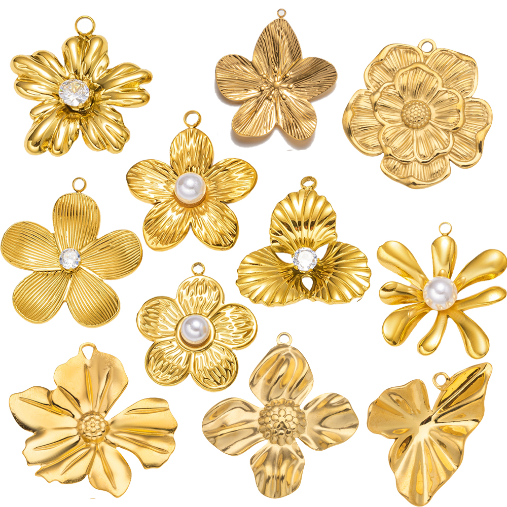 5pcs Gold Stainless Steel Flow – Embellishment Crafts Bewertung und Preis