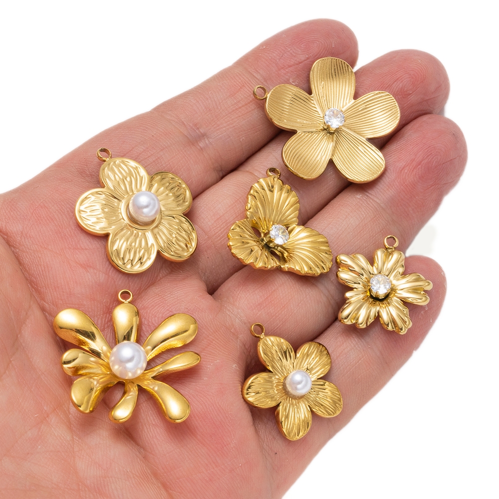 5pcs Gold Stainless Steel Flow – Embellishment Crafts Bewertung und Preis