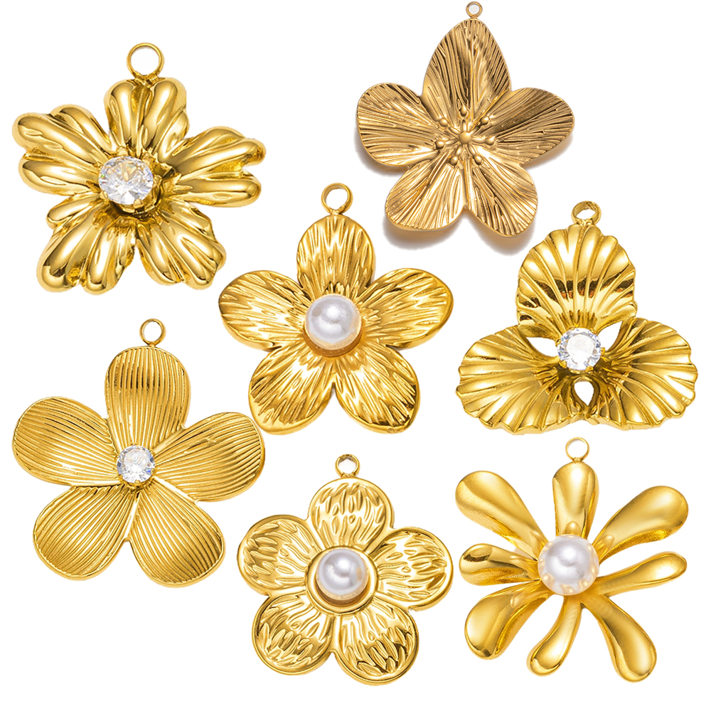 5pcs Gold Stainless Steel Flow – Embellishment Crafts Bewertung und Preis